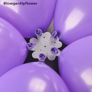 blowgentlyflower 11 en 1 globos de modelado de globos clip globo globo ciruela flor corbata globo de látex bgf