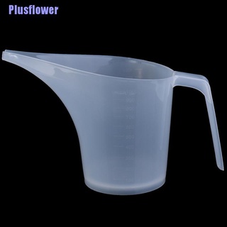 [Flor]-Taza de plástico para boca/taza medidora/herramienta graduada para cocina/panadería (1)
