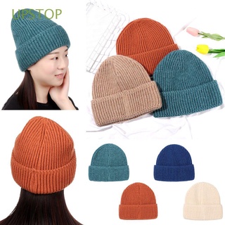 UPSTOP Apparel Accessories Winter Beanies Large Size Warm Thickened Women Wool Hat Winter Hat High Quality Pure Color/Multicolor