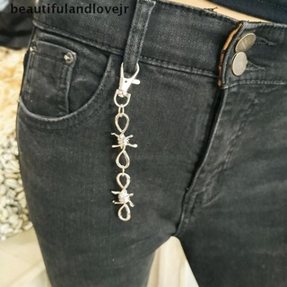 [beautifulandlovejr] cartera cadenas de cinturón pantalones pantalones hip hop rock punk llaveros anti-pérdida