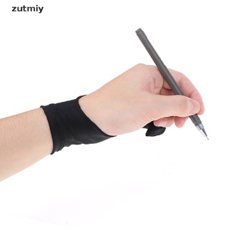 [Zutmiy] 1 Guante Antiincrustante De Dos Dedos Para Dibujar Y Bolígrafo Tableta Gráfica POI