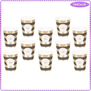 10 piezas desechables tazas de papel vajilla bebidas taza suministros para fiesta de navidad (2)