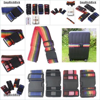 EmpRichRick - correa de equipaje (180 cm, hebilla de viaje ajustable, cinturones de equipaje)