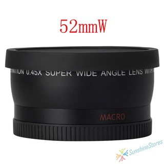 Ss. x 52 mm Super gran angular Macro lente para Nikon 18-55 mm 55-200 mm 50 mm de alta calidad