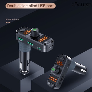 cochise BC70 Car Bluetooth 5.0 MP3 Player Hands-free Calling Dual Digital Tube Display QC3.0 PD USB Fast Charger FM Transmitter