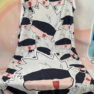 Jujutsu Kaisen manta de franela cómoda Anime edredón dormitorio sofá alfombra sueño Gojo Itadori Megumi