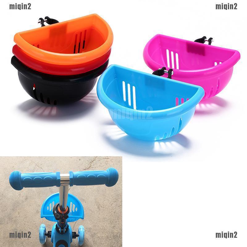 My - cesta de bicicleta para niños, bolsa de plástico para bicicleta, diseño de scooter