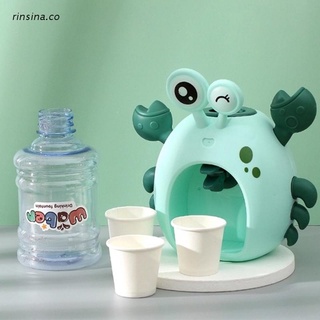 rin dispensador de agua juguete miniatura hogar enfriador de agua fuente juguete lindo cangrejo beber fuente juguete lindo cangrejo beber