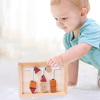 rompecabezas de madera para ayuda/juguetes educativos para desarrollo de cognición