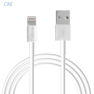 Cre Estone Lightning a USB Cable cargador para iPhone X 5s 6 6s 7 8 Plus iPad iPod