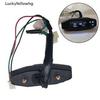 [luckyfellowhg] velocímetro digital lcd para motocicleta, inyección eléctrica y medidor de carburador [caliente]