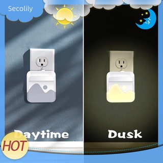 (SJ) Mini lámpara de noche LED inteligente Control de luz dormitorio mesita de noche pasillo luces