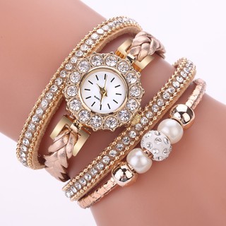 reloj de pulsera de cuarzo con correa de pulsera de cuarzo para mujer relojes vintage a la moda