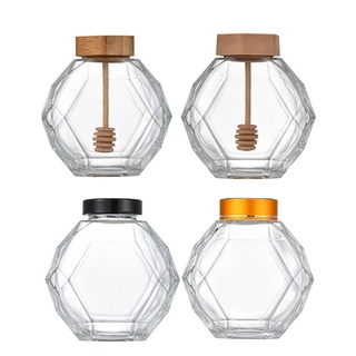 ST 380ML Hexagonal Jam Jars , Transparent Jam Jar Bottles for Jams, Honey, Wedding Favors, Shower Favors, Baby Foods, DIY S (1)