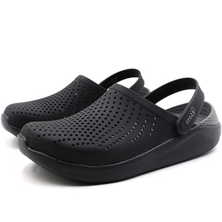 Crocs LiteRide zapatillas de playa moda cómodo hombres y mujeres sandalias antideslizantes (1)