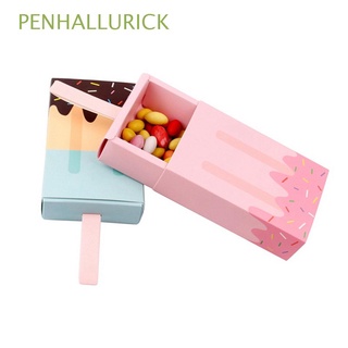 PENHALLURICK 10/30/50pcs Candy Box Treat Party Supplies Gift Boxes Biscuit Baby Shower Cookies Birthday Snack Ice Cream Shape Wedding Favors