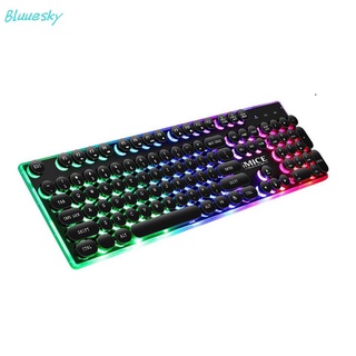 [BS]AK-700 Teclado para juegos 104 teclas RGB retroiluminado mecánico Durable teclado