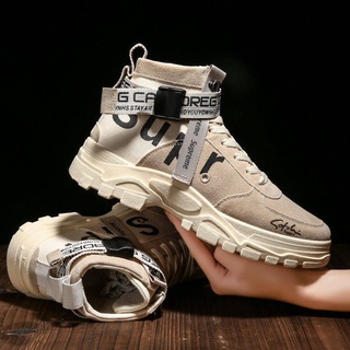 Zapatos de seguridad kasut~ timberland zapatos*zapatos de seguridad de los hombres* Martin botas de la primavera Baru Trend Tinggi botas Retro obras de zapatos zapatos de Tentera Kasual marea (4)