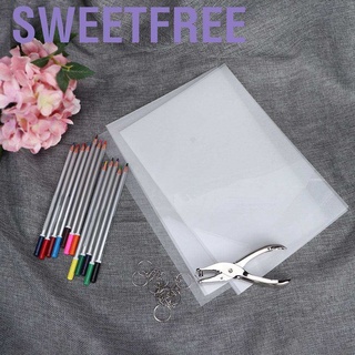 Sweetfree DIY - juego de papel de arte, diseño de llavero, Color, lápiz de mano, herramienta de manualidades