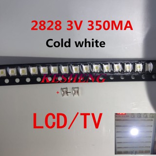 50Pcs especial para reparaciones 3255 pulgadas LED LCD TV retroiluminado barra SMD 2828 LED de la lámpara de cuentas 3V para SAMSUNG