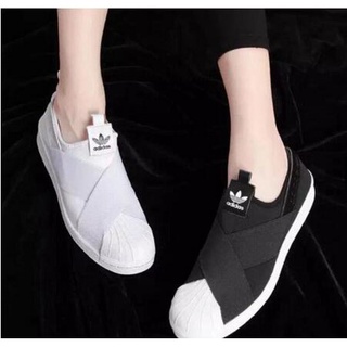 [HOT] Adidas superstar slip-on pink Negro Blanco Zapatillas Zapatos