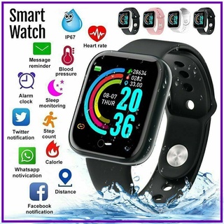 SmartWatch Y68 D20 USB Bluetooth Reloj Con Monitor Cardíaco Deporte Tracker Y68 Smart watch Para Iphone Android