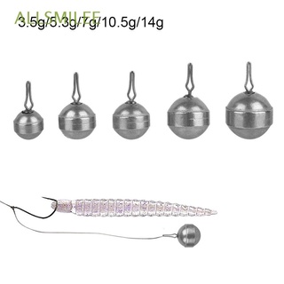 ALLSMILEE New Sinker High Quality Line Sinkers Fishing Tungsten fall Tear Drop Shot Weights Quick Release Casting Spherical water drop Additional Weight 3.5g-14g Hot Hook Connector