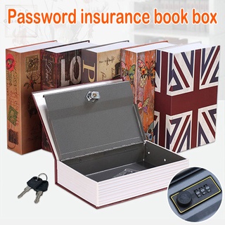 Diccionario Mini caja de seguridad libro secreto seguridad cerradura de llave para niños duradero