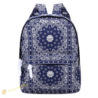 mochilas casuales con estampado étnico para mujer/mochila escolar de viaje/viaje