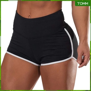 Pantalones cortos De Cintura Alta De Yoga para mujer/Shorts De tubo De verano/control De playa/calzoncillos para correr fitness deportes