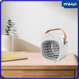 portátil aire acondicionado mini ventilador silencioso enfriador de aire humidificador usb escritorio