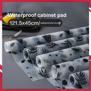 45X122 cm drawer mat oil-proof moisture kitchen table shelf liner mats cupboards pad paper non slip waterproof closet placemat ICEBOX