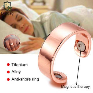 Bmqsg Dispositivo De sueño acupresión Anti ronquidos/tratamiento De anillo De reflectorología antironquidos