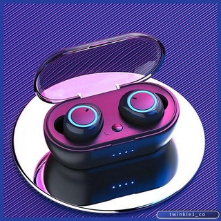 Y50 auriculares TWS auriculares Bluetooth 5.0 inalámbrico In-Ear botón Control de auriculares twinkle1_co