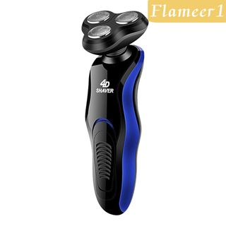 [FLAMEER1] Afeitadora eléctrica inalámbrica lavable para hombres húmedo y seco de la cara de afeitar Trimmer Groomer