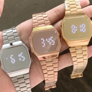 Nuevo reloj Digital impermeable con pantalla táctil/reloj de pulsera inoxidable a la moda