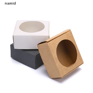 [namid] 10 unids/set hueco caja de papel kraft fiesta boda favor caramelo regalo caja de artesanía [namid]