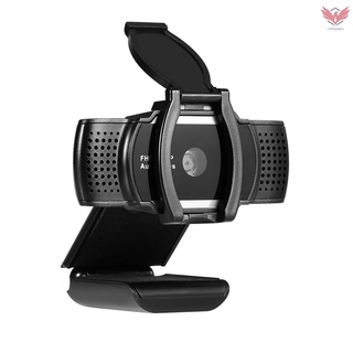 1080p usb webcam enfoque automático cámara web con cubierta de privacidad micrófono incorporado cámara sin unidad para pc portátil negro
