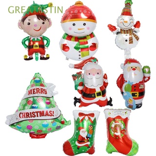Mostin Boda Feliz Día De Navidad Globos Foil Decoraciones De Año Nuevo Para El Hogar Vacaciones Fiesta Santa Claus