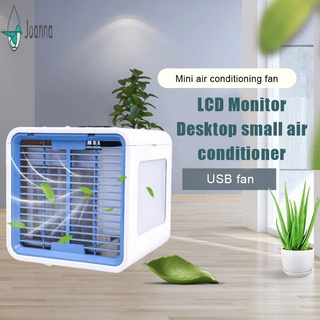 mini aire acondicionado portátil ventilador de refrigeración refrigerado por agua escritorio pequeño enfriador de aire con cable usb para el hogar de verano