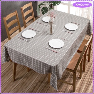 mantel rectangular cubierta de mesa para cocina comedor rayas decoración de mesa