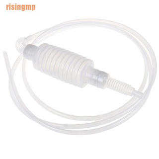 Risingmp (¥) plástico Syphon líquido manguera de sifón combustible bomba de transferencia de líquido Manual de uso doméstico