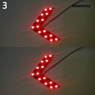 3DModule 2 Piezas Accesorios De Coche 14SMD LEDs Retrovisor Indicador De Luz De Giro Luces De Señal (6)