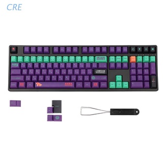 Cre Keycap tinte sublimación Cherry perfil teclado mecánico PBT Keycap 113 teclas/Set