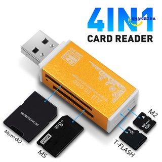 lector de tarjetas de memoria multifuncional usb 2.0 micro-sd/tf/ct/ ms/ sdhc/mmc