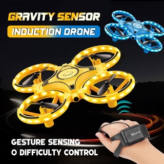 mini sensor de gravedad inducción con control de reloj y dron con luz colorida (1)