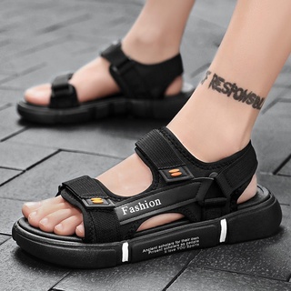 Sandalias de los hombres de verano nuevo Casual de suela suave antideslizante zapatos de playa de los hombres marea todo-partido sandalias de moda y zapatillas (5)