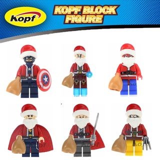 compatible con legoing minifigures capitán américa regalo de navidad bloques de construcción juguetes para niños