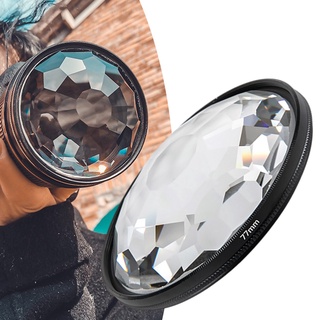 cámara de vidrio 77mm caleidoscopio prism filtro de fotografía accesorios (1)