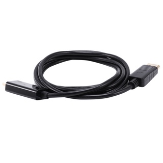New 1.8M Display Port Male Dp To Hdmi Male Cable Adapter Converter For Pc Laptop Hd Projector(Black) (6)